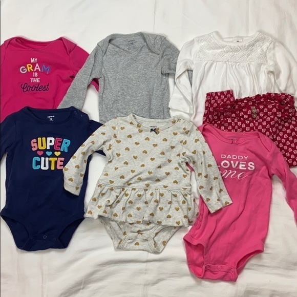 Bundle of 12 month Carter’s onesies